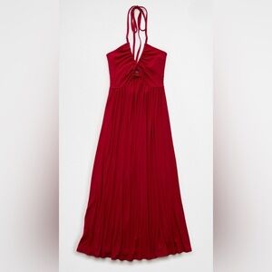 American Eagle Outfitters Strapless Red Dress